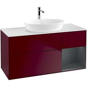 Villeroy & Boch Tvättställsskåp Finion med 3 Lådor Hylla och Bänkskiva för Fristående från Artis Collaro G831HGHB