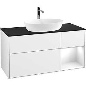 Villeroy & Boch Tvättställsskåp Finion med 3 Lådor Hylla och Bänkskiva för Fristående från Artis Collaro GA72GFGF