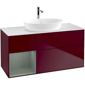 Villeroy & Boch Tvättställsskåp Finion med 3 Lådor Hylla och Bänkskiva för Fristående från Artis Collaro GA61GMHB