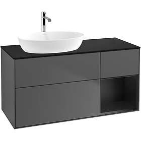 Villeroy & Boch Tvättställsskåp Finion med 3 Lådor Hylla och Bänkskiva för Ocentrerat från Artis Collaro GA52PDGK