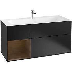 Villeroy & Boch Tvättställsskåp Finion med 3 Lådor och Hylla för Inbyggt F060GNPD