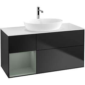 Villeroy & Boch Tvättställsskåp Finion med 3 Lådor Hylla och Bänkskiva för Fristående från Artis Collaro G821GMPD