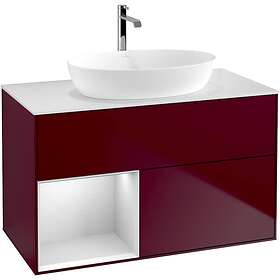 Villeroy & Boch Tvättställsskåp Finion med 2 Lådor Hylla och Bänkskiva för Fristående från Artis Collaro GA11MTHB