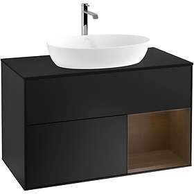 Villeroy & Boch Tvättställsskåp Finion med 2 Lådor Hylla och Bänkskiva för Fristående från Artis Collaro G782GNPD