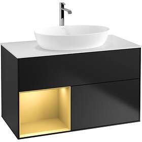 Villeroy & Boch Tvättställsskåp Finion med 2 Lådor Hylla och Bänkskiva för Fristående från Artis Collaro G771HFPD