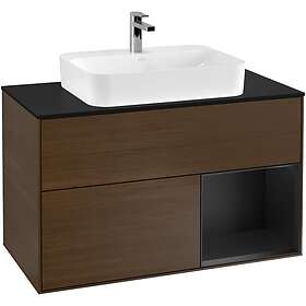 Villeroy & Boch Tvättställsskåp Finion med 2 Lådor Hylla och Bänkskiva för Ytmonterat G372PDGN