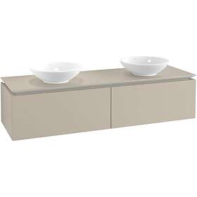 Villeroy & Boch Tvättställsskåp Legato Kompakt 1600 med 2 Lådor för Två Ytmonterade från Övriga V&B Serier B59900VK
