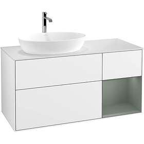 Villeroy & Boch Tvättställsskåp Finion med 3 Lådor Hylla och Bänkskiva för Ocentrerat från Artis Collaro G811GMGF
