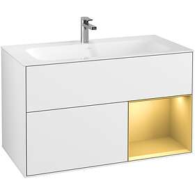 Villeroy & Boch Tvättställsskåp Finion med 2 Lådor och Hylla för Inbyggt G040HFGF