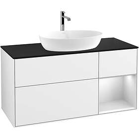 Villeroy & Boch Tvättställsskåp Finion med 3 Lådor Hylla och Bänkskiva för Fristående från Artis Collaro GA72MTGF