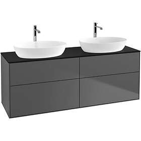 Villeroy & Boch Tvättställsskåp Finion med 4 Lådor och Bänkskiva för Två Fristående från Artis Collaro G84200GK