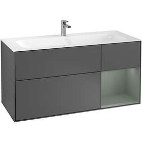 Villeroy & Boch Tvättställsskåp Finion med 3 Lådor och Hylla för Inbyggt F070GMG