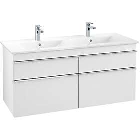 Villeroy & Boch Tvättställsskåp Venticello 125 cm med 4 Lådor för Dubbla A93001MS