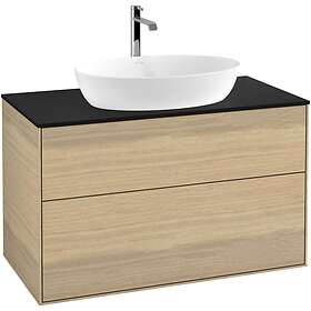 Villeroy & Boch Tvättställsskåp Finion med 2 Lådor och Bänkskiva för Fristående från Artis Collaro GA0200PC