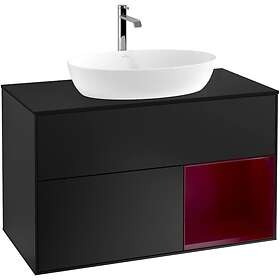 Villeroy & Boch Tvättställsskåp Finion med 2 Lådor Hylla och Bänkskiva för Fristående från Artis Collaro G782HBPD
