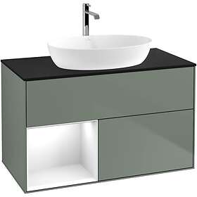 Villeroy & Boch Tvättställsskåp Finion med 2 Lådor Hylla och Bänkskiva för Fristående från Artis Collaro GA12GFGM