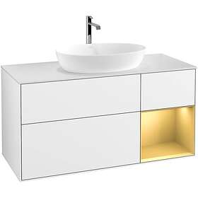 Villeroy & Boch Tvättställsskåp Finion med 3 Lådor Hylla och Bänkskiva för Fristående från Artis Collaro GA71HFGF