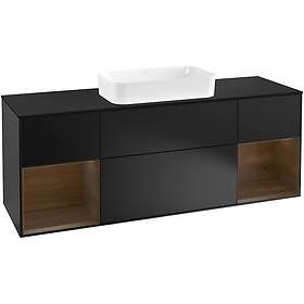 Villeroy & Boch Tvättställsskåp Finion med Två Hyllor och Bänkskiva för Fristående F332GNPD