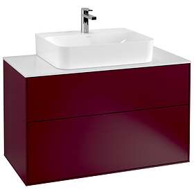 Villeroy & Boch Tvättställsskåp Finion med 2 Lådor och Bänkskiva för Centrerat F10100HB