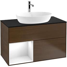 Villeroy & Boch Tvättställsskåp Finion med 2 Lådor Hylla och Bänkskiva för Fristående från Artis Collaro G772GFGN