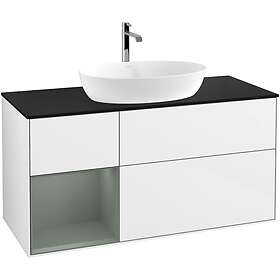 Villeroy & Boch Tvättställsskåp Finion med 3 Lådor Hylla och Bänkskiva för Fristående från Artis Collaro G822GMGF