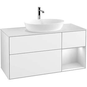 Villeroy & Boch Tvättställsskåp Finion med 3 Lådor Hylla och Bänkskiva för Fristående från Artis Collaro G831MTGF