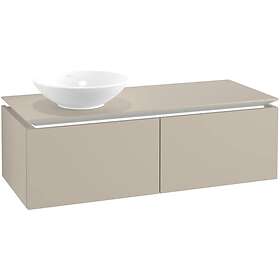 Villeroy & Boch Tvättställsskåp Legato Kompakt 1200 med 2 Lådor för Ocentrerat Ytmonterat B579L0VK
