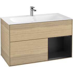 Villeroy & Boch Tvättställsskåp Finion med 2 Lådor och Hylla för Inbyggt F040PDPC