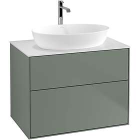 Villeroy & Boch Tvättställsskåp Finion med 2 Lådor och Bänkskiva för Fristående från Artis Collaro G99100GM