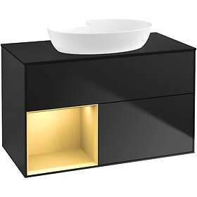 Villeroy & Boch Tvättställsskåp Finion med 2 Lådor Hylla och Bänkskiva för Fristående från Artis Collaro FA12HFPD