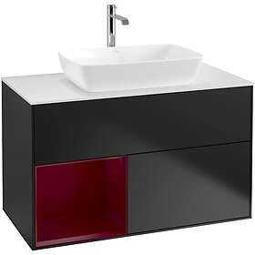 Villeroy & Boch Tvättställsskåp Finion med 2 Lådor Hylla och Bänkskiva för Fristående från Artis Collaro F771HBPD