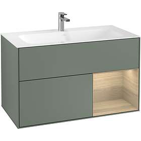 Villeroy & Boch Tvättställsskåp Finion med 2 Lådor och Hylla för Inbyggt F040PCG