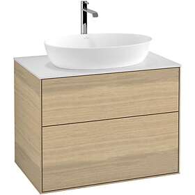 Villeroy & Boch Tvättställsskåp Finion med 2 Lådor och Bänkskiva för Fristående från Artis Collaro G99100PC