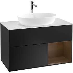 Villeroy & Boch Tvättställsskåp Finion med 2 Lådor Hylla och Bänkskiva för Fristående från Artis Collaro G781GNPD