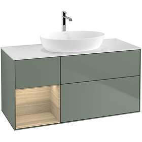 Villeroy & Boch Tvättställsskåp Finion med 3 Lådor Hylla och Bänkskiva för Fristående från Artis Collaro GA61PCGM