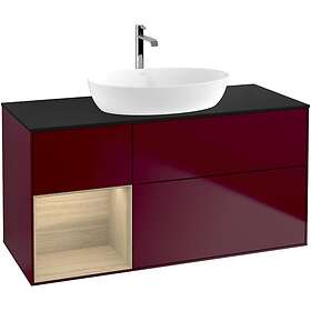 Villeroy & Boch Tvättställsskåp Finion med 3 Lådor Hylla och Bänkskiva för Fristående från Artis Collaro G822PCHB