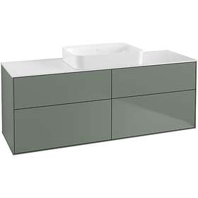 Villeroy & Boch Tvättställsskåp Finion med 4 Lådor och Bänkskiva för Fristående G73100GM