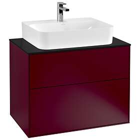 Villeroy & Boch Tvättställsskåp Finion med 2 Lådor och Bänkskiva för Centrerat F09200HB