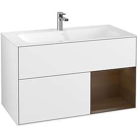 Villeroy & Boch Tvättställsskåp Finion med 2 Lådor och Hylla för Inbyggt G040GNGF