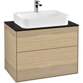 Villeroy & Boch Tvättställsskåp Finion med 2 Lådor och Bänkskiva för Ytmonterat G34200PC