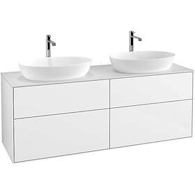 Villeroy & Boch Tvättställsskåp Finion med 4 Lådor och Bänkskiva för Två Fristående från Artis Collaro GA8100GF