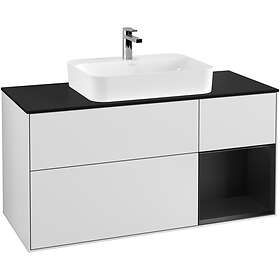 Villeroy & Boch Tvättställsskåp Finion med 3 Lådor Hylla och Bänkskiva för Ytmonterat G422PDMT