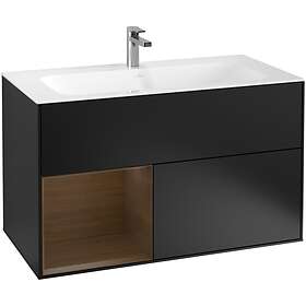 Villeroy & Boch Tvättställsskåp Finion med 2 Lådor och Hylla för Inbyggt F030GNPD