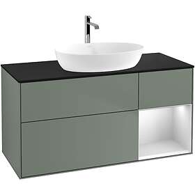 Villeroy & Boch Tvättställsskåp Finion med 3 Lådor Hylla och Bänkskiva för Fristående från Artis Collaro G832MTGM