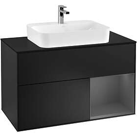 Villeroy & Boch Tvättställsskåp Finion med 2 Lådor Hylla och Bänkskiva för Ytmonterat G372GKPD