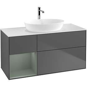 Villeroy & Boch Tvättställsskåp Finion med 3 Lådor Hylla och Bänkskiva för Fristående från Artis Collaro GA61GMGK