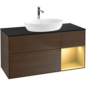 Villeroy & Boch Tvättställsskåp Finion med 3 Lådor Hylla och Bänkskiva för Fristående från Artis Collaro G832HFGN
