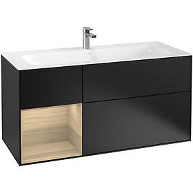 Villeroy & Boch Tvättställsskåp Finion med 3 Lådor och Hylla för Inbyggt F060PCPD