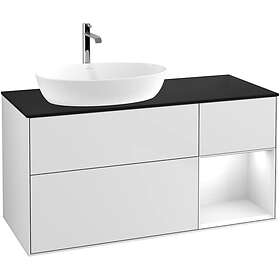 Villeroy & Boch Tvättställsskåp Finion med 3 Lådor Hylla och Bänkskiva för Ocentrerat från Artis Collaro GA52GFMT