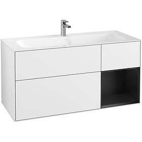 Villeroy & Boch Tvättställsskåp Finion med 3 Lådor och Hylla för Inbyggt F070PDGF